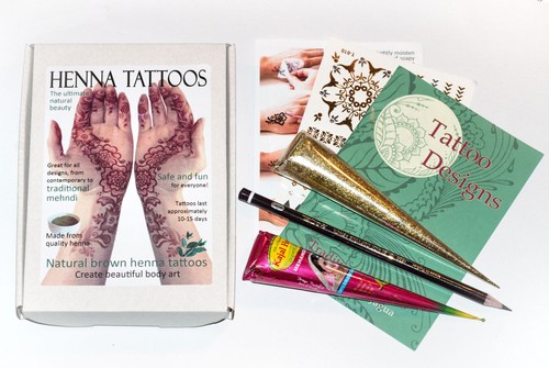 Kit tatuaggio hennè biologico - tatuaggio,