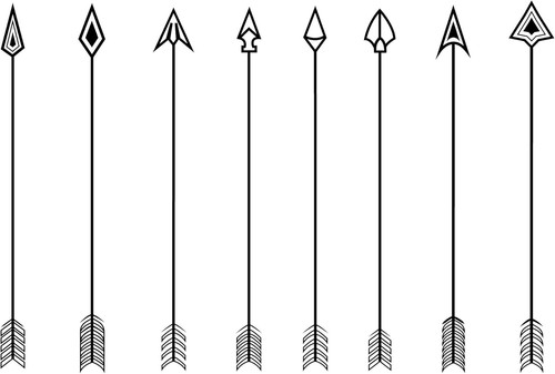 Arrows darts tattoo temporaneo - arrows,