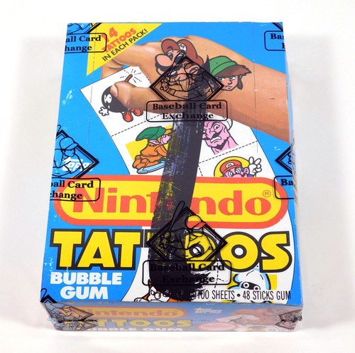 Scatola tatuaggi topps - tatuaggi,